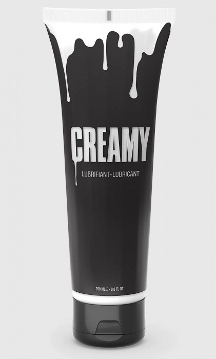Смазка на водной основе Creamy с консистенцией спермы - 250 мл. - Strap-on-me - купить с доставкой в Нижнем Тагиле