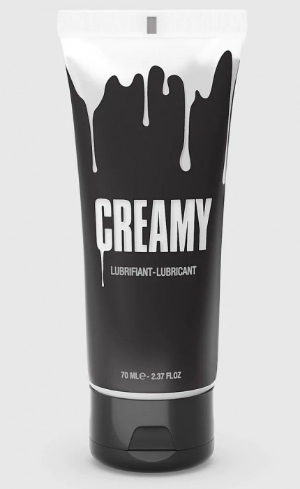 Смазка на водной основе Creamy с консистенцией спермы - 70 мл. - Strap-on-me - купить с доставкой в Нижнем Тагиле