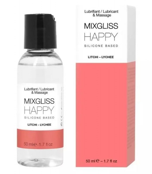 Смазка на силиконовой основе Mixgliss Happy - 50 мл. - Mixgliss - купить с доставкой в Нижнем Тагиле