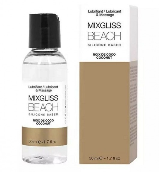 Смазка на силиконовой основе Mixgliss Beach - 50 мл. - Mixgliss - купить с доставкой в Нижнем Тагиле