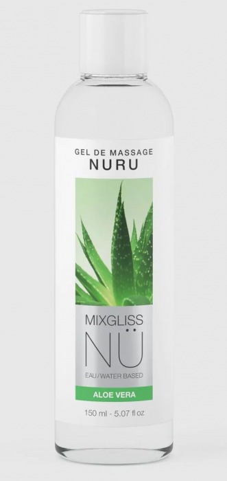 Массажный гель на водной основе Mixgliss NU Aloe Vera - 150 мл. - Mixgliss - купить с доставкой в Нижнем Тагиле