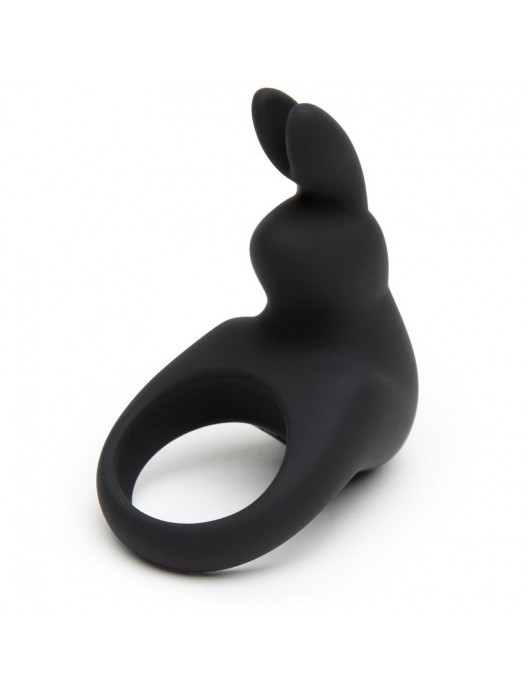 Черное эрекционное виброкольцо Happy Rabbit Rechargeable Rabbit Cock Ring - Happy Rabbit - в Нижнем Тагиле купить с доставкой