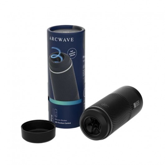 Черный мастурбатор с контролем всасывания Arcwave Pow Stroker - Arcwave - в Нижнем Тагиле купить с доставкой