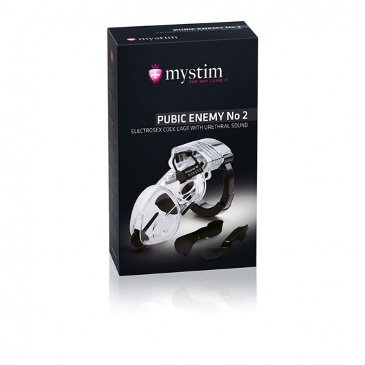 Пояс верности Pubic Enemy №2 с электростимуляцией уретры - MyStim - купить с доставкой в Нижнем Тагиле