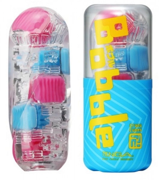 Мастурбатор Tenga Bobble Crazy Cubes - Tenga - в Нижнем Тагиле купить с доставкой