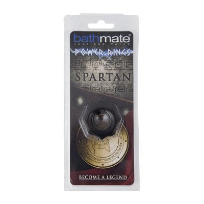 Чёрное эрекционное кольцо Spartan - Bathmate - в Нижнем Тагиле купить с доставкой
