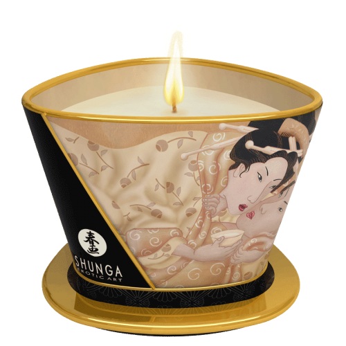Массажная свеча Vanilla Fetish с ароматом ванили - 170 мл. - Shunga - купить с доставкой в Нижнем Тагиле