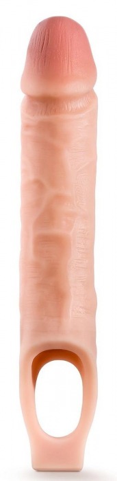 Телесная насадка на пенис 10 Inch Cock Sheath Extender - 25 см. - Blush Novelties - в Нижнем Тагиле купить с доставкой
