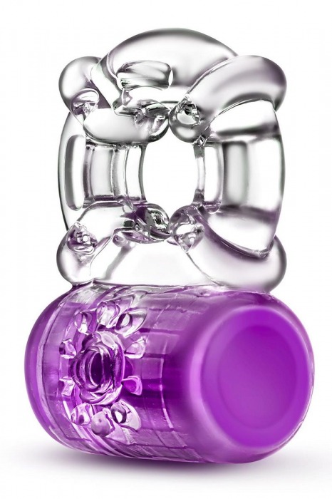 Фиолетовое эрекционное виброкольцо Pleaser Rechargeable C-Ring - Blush Novelties - в Нижнем Тагиле купить с доставкой
