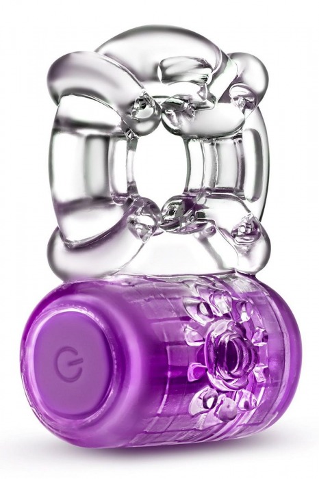 Фиолетовое эрекционное виброкольцо One Night Stand Vibrating C-Ring - Blush Novelties - в Нижнем Тагиле купить с доставкой