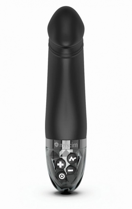 Черный вибратор с электростимуляцией Real Deal Neal - 16,5 см. - MyStim - купить с доставкой в Нижнем Тагиле