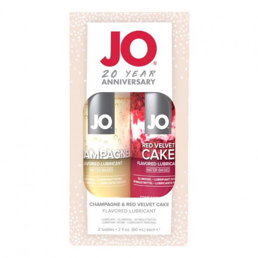 Подарочный набор из 2 лубрикантов Limited Edition 20 Year Anniversary Set - System JO - купить с доставкой в Нижнем Тагиле