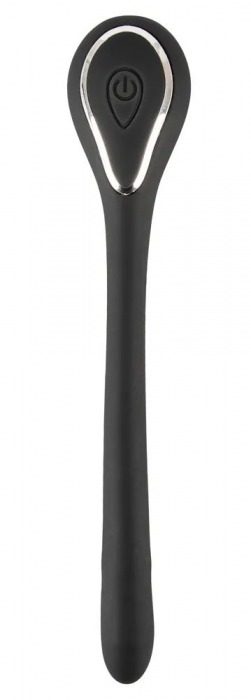 Черный гибкий уретральный стимулятор с вибрацией Vibrating Bendable Dilator - 13,5 см. - Orion - купить с доставкой в Нижнем Тагиле