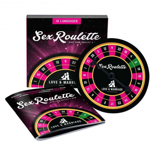 Настольная игра-рулетка Sex Roulette Love   Marriage - Tease&Please - купить с доставкой в Нижнем Тагиле