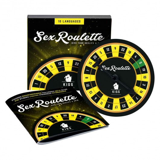 Настольная игра-рулетка Sex Roulette Kiss - Tease&Please - купить с доставкой в Нижнем Тагиле