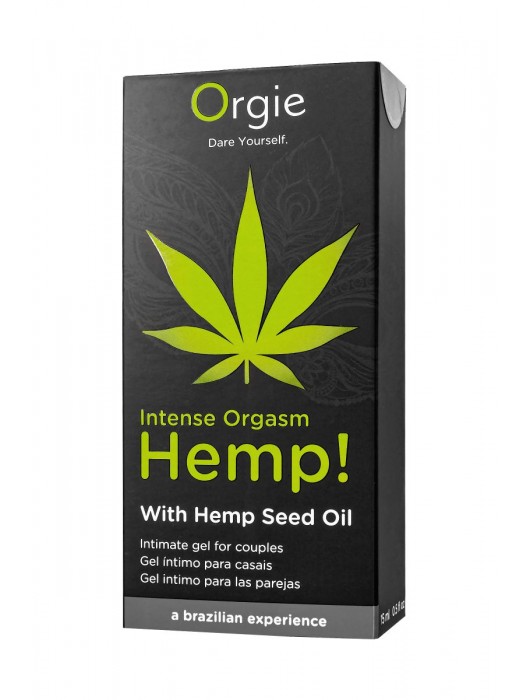 Возбуждающий интимный гель для пар ORGIE Hemp Intense Orgasm - 15 мл. - ORGIE - купить с доставкой в Нижнем Тагиле