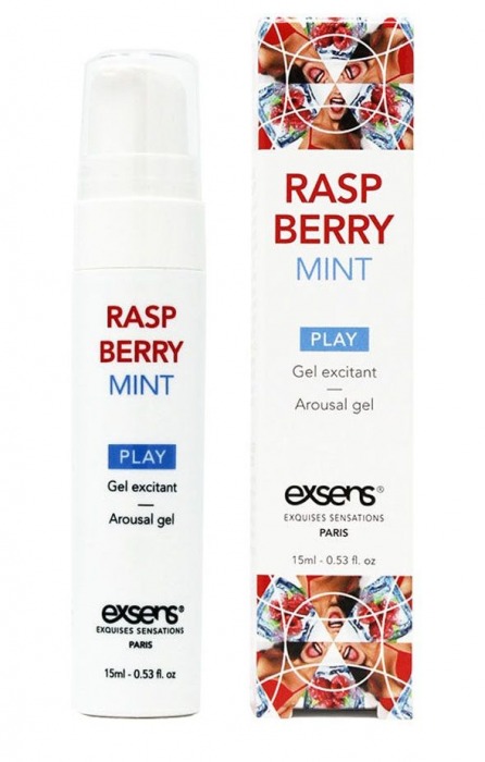 Возбуждающий гель Raspberry Mint с ароматом малины и мяты - 15 мл. - Exsens - купить с доставкой в Нижнем Тагиле
