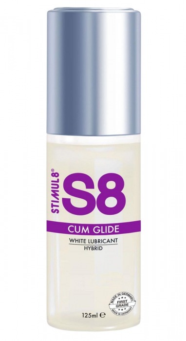 Гибридный лубрикант S8 Hybrid Cum Glide с консистенцией спермы - 125 мл. - Stimul8 - купить с доставкой в Нижнем Тагиле