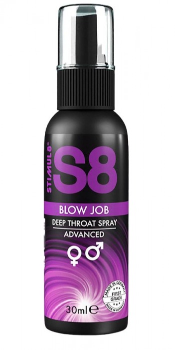 Лубрикант для орального секса S8 Deep Throat Spray - 30 мл. - Stimul8 - купить с доставкой в Нижнем Тагиле