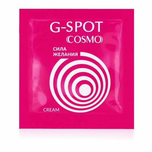 Стимулирующий интимный крем для женщин Cosmo G-spot - 2 гр. - Биоритм - купить с доставкой в Нижнем Тагиле