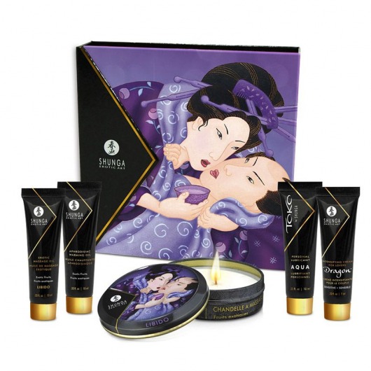 Подарочный набор Geishas secret из 5 предметов - Shunga - купить с доставкой в Нижнем Тагиле