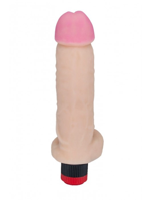 Вибромассажер-реалистик из неоскин - 20 см. - LOVETOY (А-Полимер)