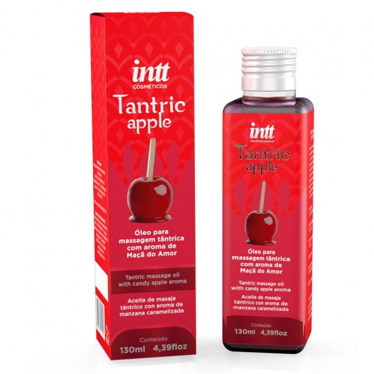 Массажное масло Tantric Apple с ароматом яблока - 130 мл. - INTT - купить с доставкой в Нижнем Тагиле