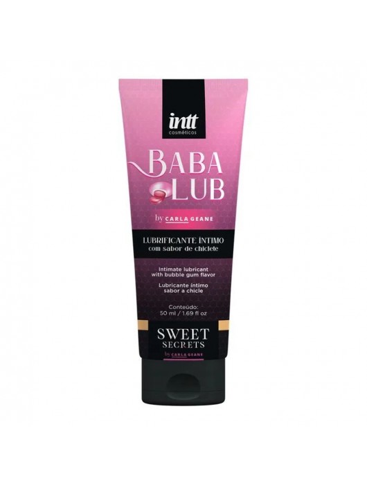 Лубрикант на водной основе Babalub с ароматом жвачки - 50 мл. - INTT - купить с доставкой в Нижнем Тагиле