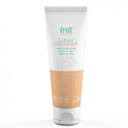 Лубрикант на водной основе Lubes Coconut с ароматом кокоса - 50 гр. - INTT - купить с доставкой в Нижнем Тагиле