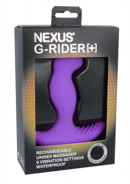 Фиолетовый вибромассажер простаты Nexus G-Rider+ - 12,6 см. - Nexus Range - в Нижнем Тагиле купить с доставкой