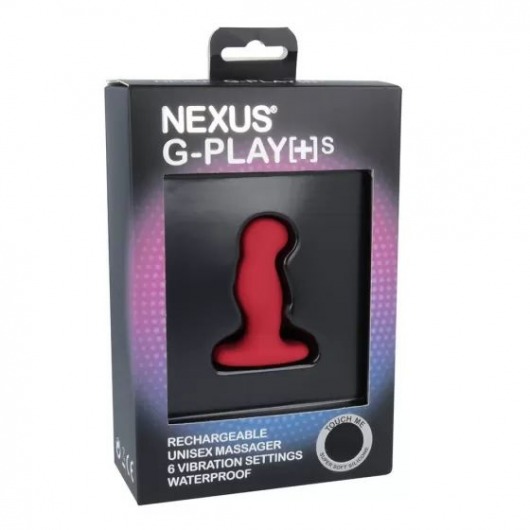 Красная вибровтулка Nexus G-Play+ S - Nexus Range - в Нижнем Тагиле купить с доставкой