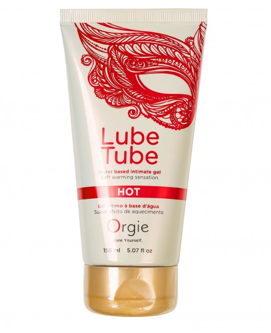 Интимный гель на водной основе Lube Tube Hot с разогревающим эффектом - 150 мл. - ORGIE - купить с доставкой в Нижнем Тагиле
