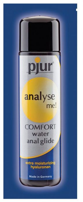 Анальный лубрикант pjur ANALYSE ME Comfort Water Anal Glide - 2 мл. - Pjur - купить с доставкой в Нижнем Тагиле
