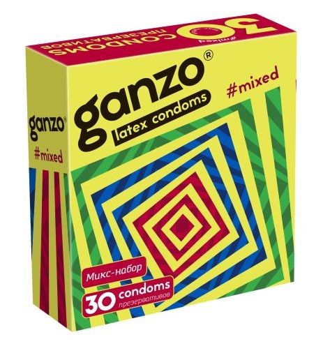 Микс-набор из 30 презервативов Ganzo Mixed - Ganzo - купить с доставкой в Нижнем Тагиле