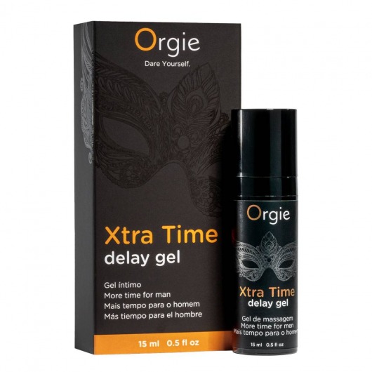 Продлевающий гель Orgie Xtra Time Delay Gel - 15 мл. - ORGIE - купить с доставкой в Нижнем Тагиле