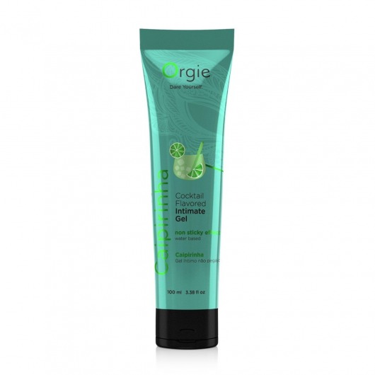 Съедобный интимный гель Orgie Lube Tube Cocktail Caipirinha - 100 мл. - ORGIE - купить с доставкой в Нижнем Тагиле