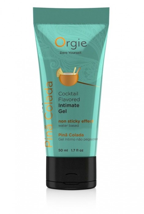 Съедобный интимный гель Orgie Lube Tube Cocktail Pina Colada - 50 мл. - ORGIE - купить с доставкой в Нижнем Тагиле