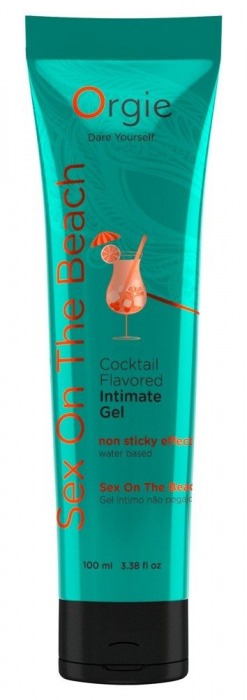 Съедобный интимный гель Orgie Lube Tube Cocktail Sex On The Beach - 100 мл. - ORGIE - купить с доставкой в Нижнем Тагиле