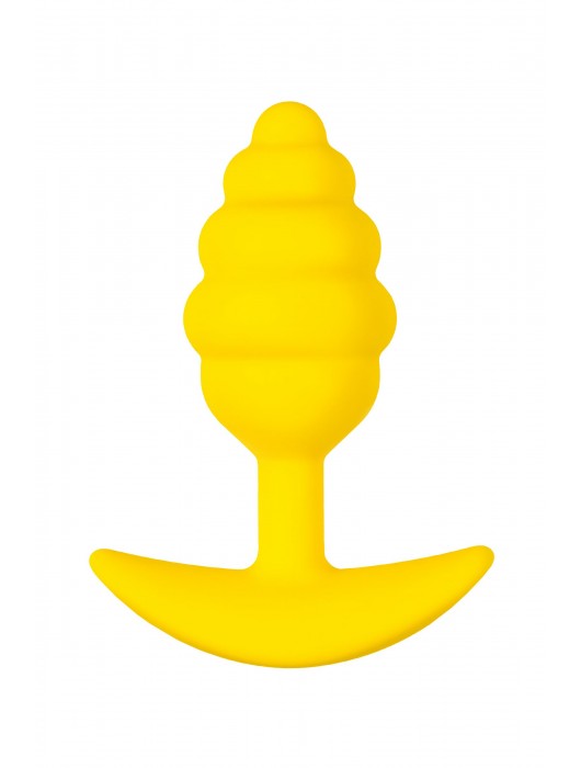 Желтая анальная втулка Vikki - 9 см. - Eromantica