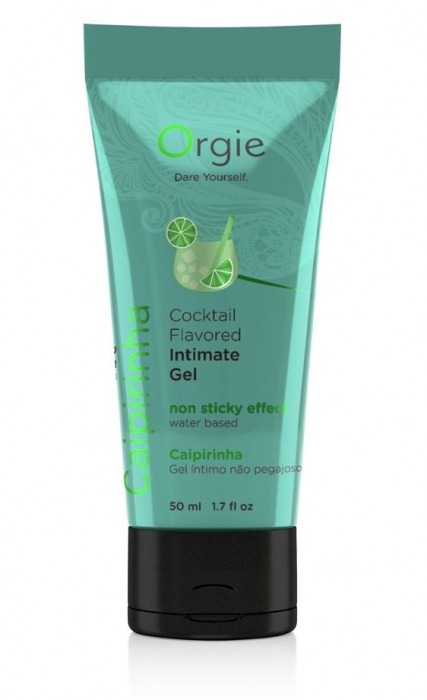 Съедобный интимный гель Orgie Lube Tube Cocktail Caipirinha - 50 мл. - ORGIE - купить с доставкой в Нижнем Тагиле