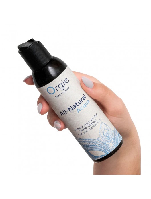 Интимный гель на водной основе Orgie All-Natural Acqua - 150 мл. - ORGIE - купить с доставкой в Нижнем Тагиле