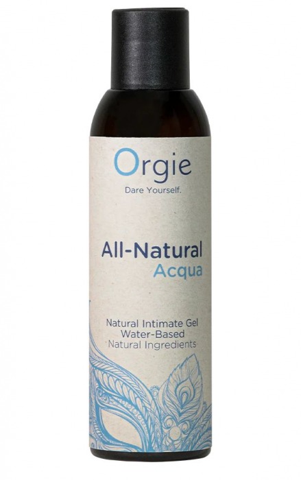 Интимный гель на водной основе Orgie All-Natural Acqua - 150 мл. - ORGIE - купить с доставкой в Нижнем Тагиле