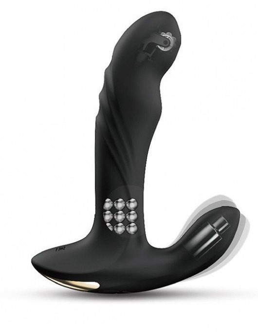 Черный вибромассажер простаты Multi P-Joy с 3 моторами - Dorcel - в Нижнем Тагиле купить с доставкой