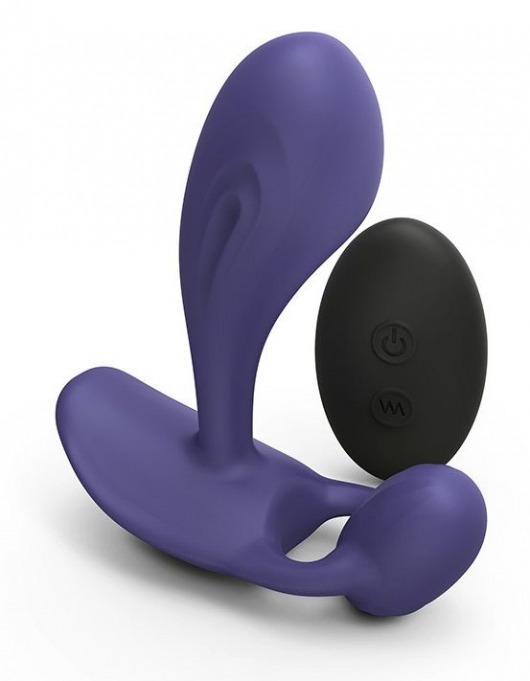 Темно-синий вибромассажер Witty P G Vibrator with Remote Control - Love to Love - в Нижнем Тагиле купить с доставкой