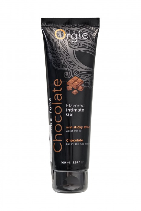 Интимный гель на водной основе Lube Tube Chocolate с шоколадным вкусом - 100 мл. - ORGIE - купить с доставкой в Нижнем Тагиле