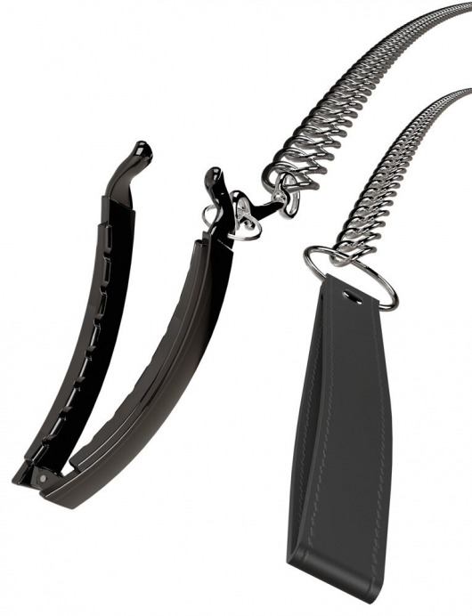 Зажим для половых губ с поводком Pussy Clamp With A Leash - Orion - купить с доставкой в Нижнем Тагиле