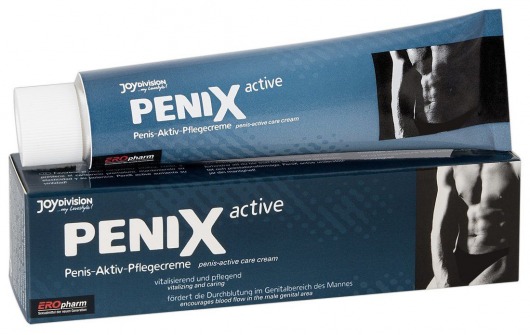 Возбуждающий крем для мужчин PeniX active - 75 мл. - Joy Division - купить с доставкой в Нижнем Тагиле
