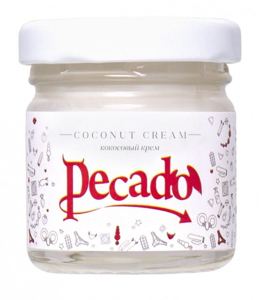 Массажная свеча Сoconut Cream - 35 мл. - Pecado - купить с доставкой в Нижнем Тагиле