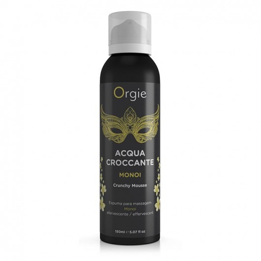 Хрустящая пенка для массажа Orgie Acqua Croccante Monoi с ароматом моной - 150 мл. - ORGIE - купить с доставкой в Нижнем Тагиле