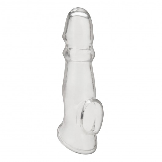 Прозрачная насадка для пениса Girthy Penis Enhancing Sleeve Extension - 17,1 см. - BlueLine - в Нижнем Тагиле купить с доставкой